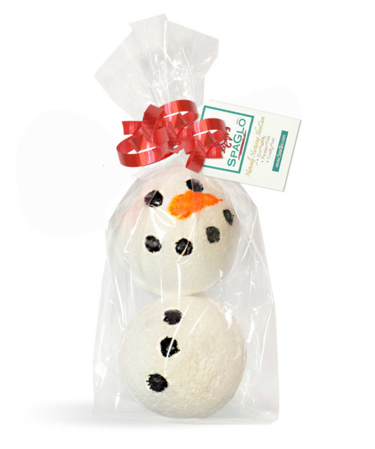 snowman bath bomb